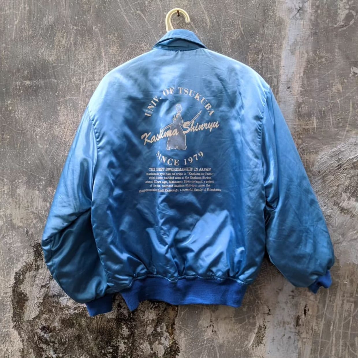 Casual Bomber jacket Pria blue, foto 2