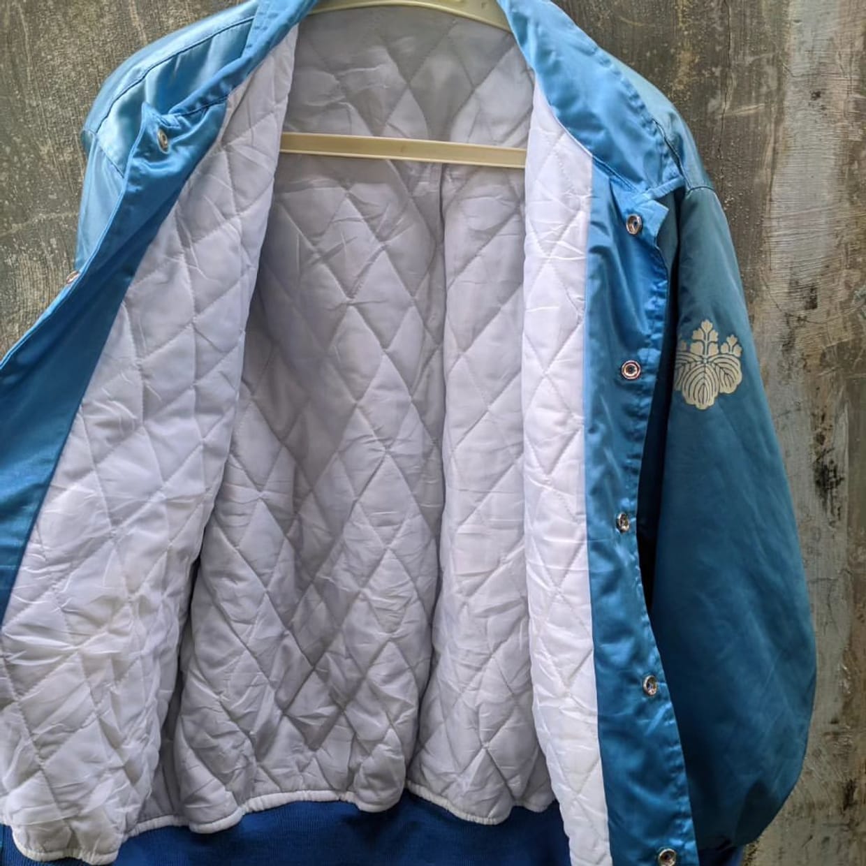 Casual Bomber jacket Pria blue, foto 3