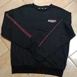 BKBT Streetwear Y2K Sweater Pria black