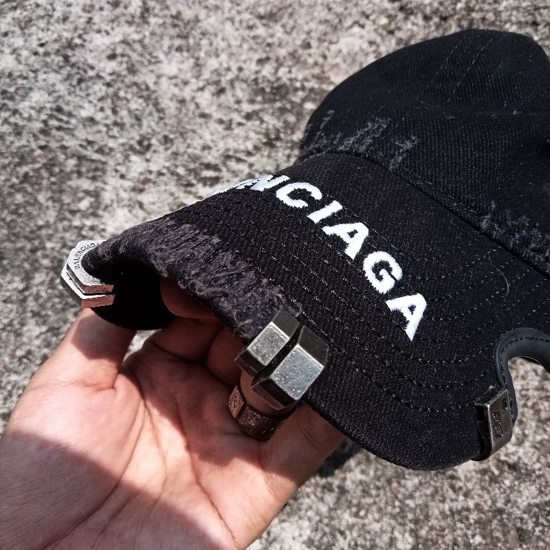 Balenciaga Luxury Hat Pria black, foto 2
