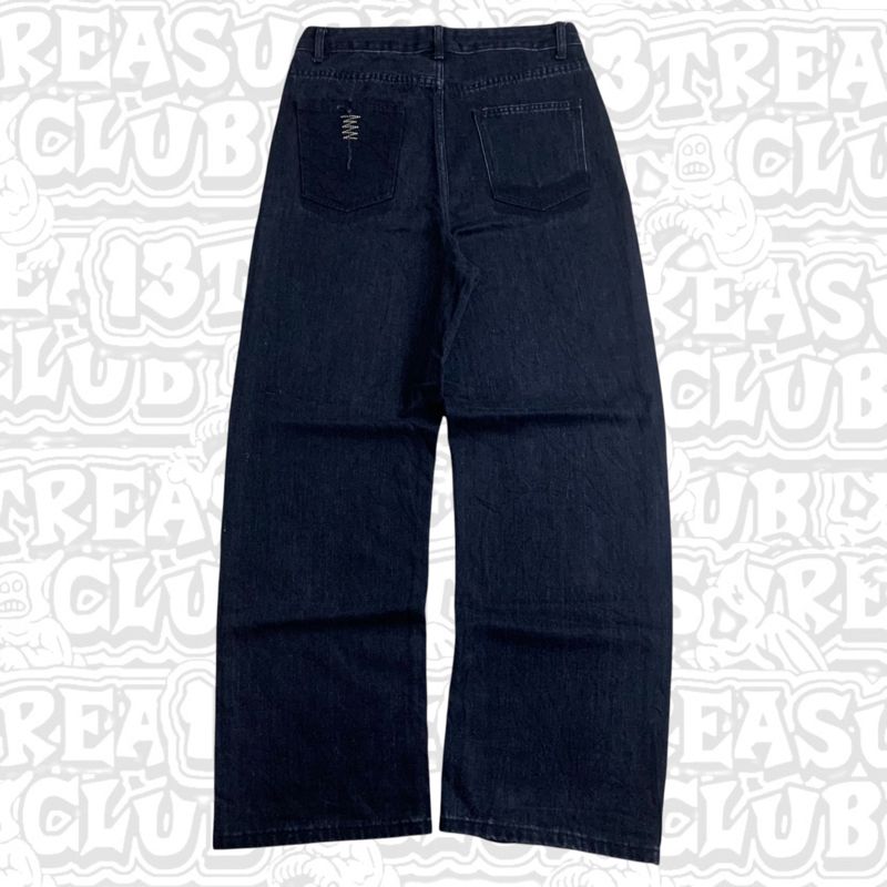 Vintage Jeans Pria black, foto 3