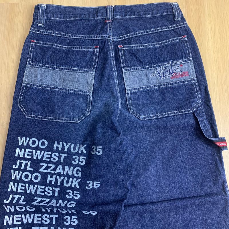 Vintage Jeans Pria blue, foto 5