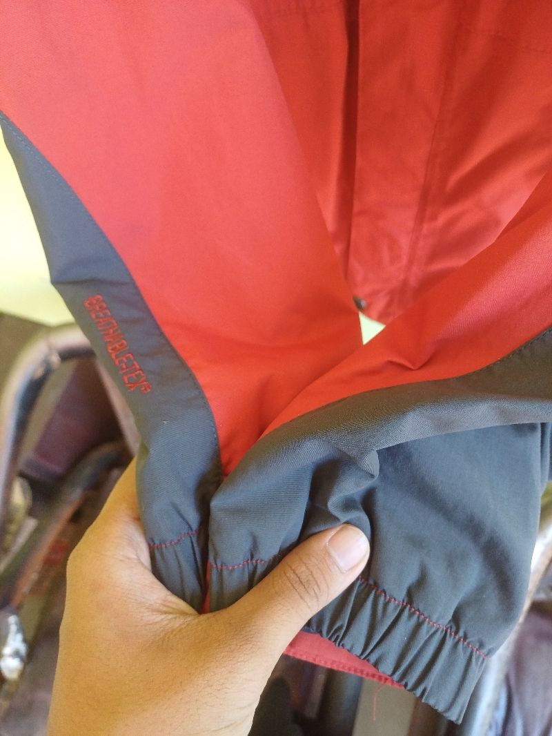 Gorpcore Windbreaker Pria red gray, foto 4