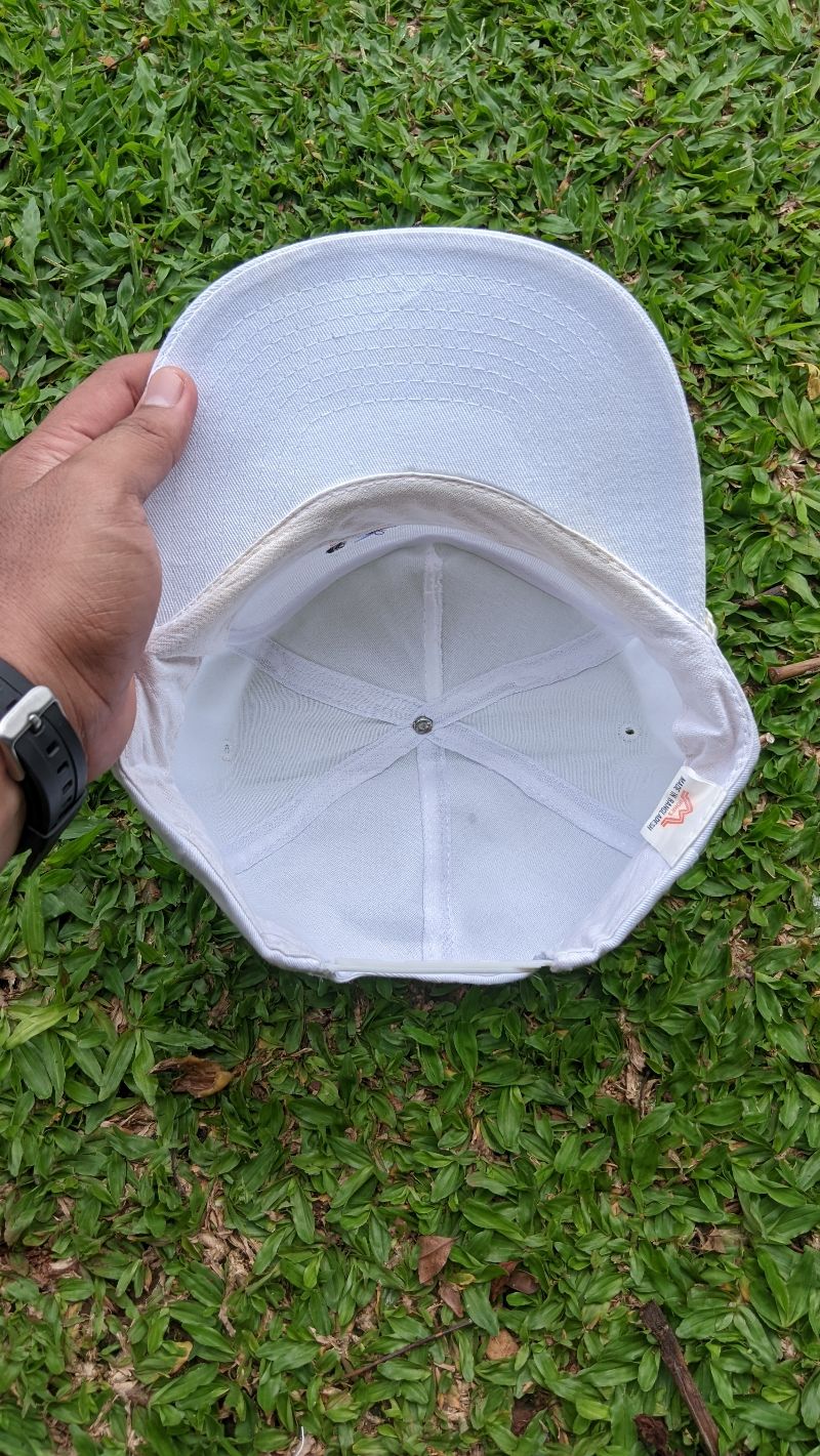 Vintage Casual Hat Pria white, foto 3