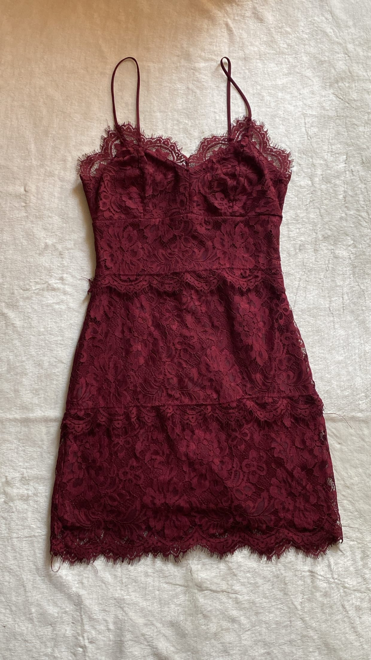 Minimalist Wanita burgundy
