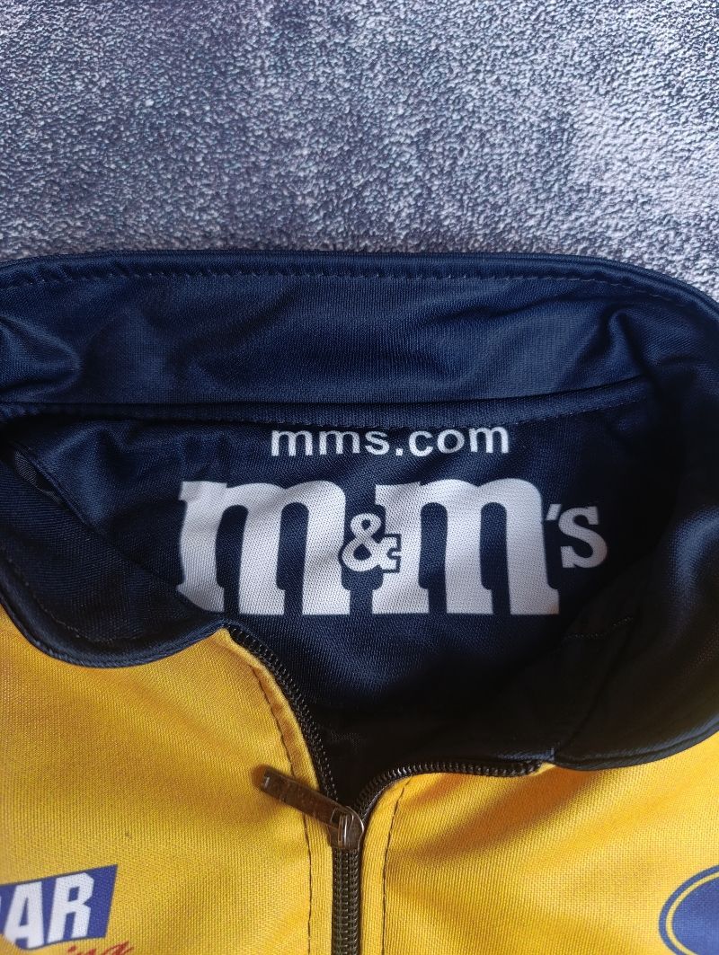 Chase Nascar Vintage Bomber jacket Pria yellow, foto 4