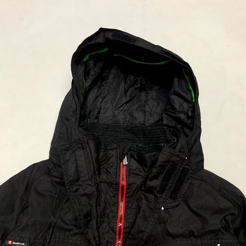 Biker Windbreaker Pria black, foto 5