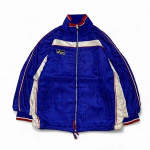 Asics Sportswear Casual Windbreaker Pria blue red