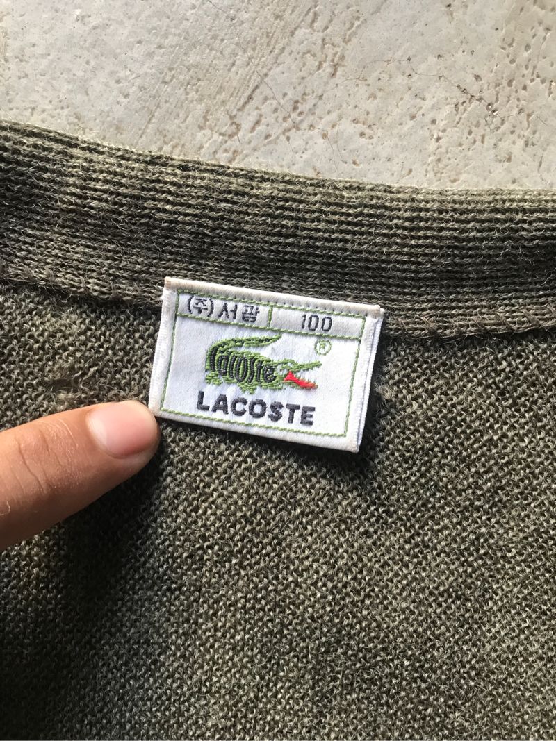 Lacoste Casual Kimono Pria green gray, foto 5