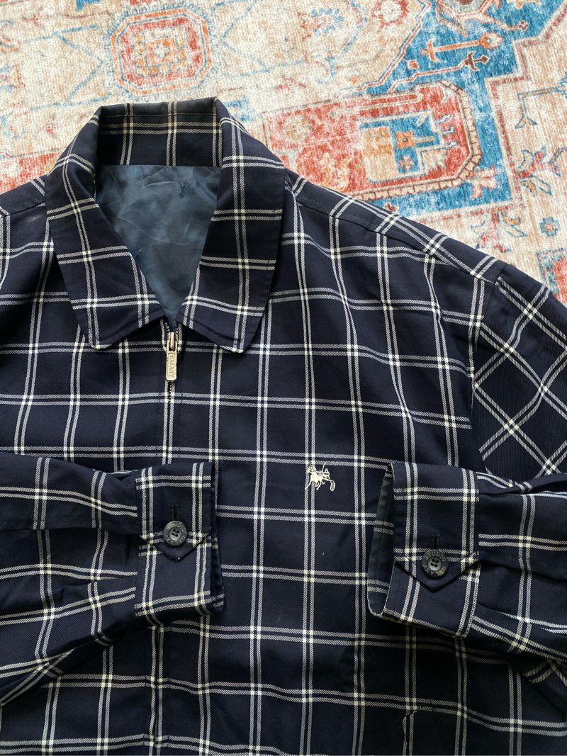 Vintage Y2K Windbreaker Pria navy, foto 4