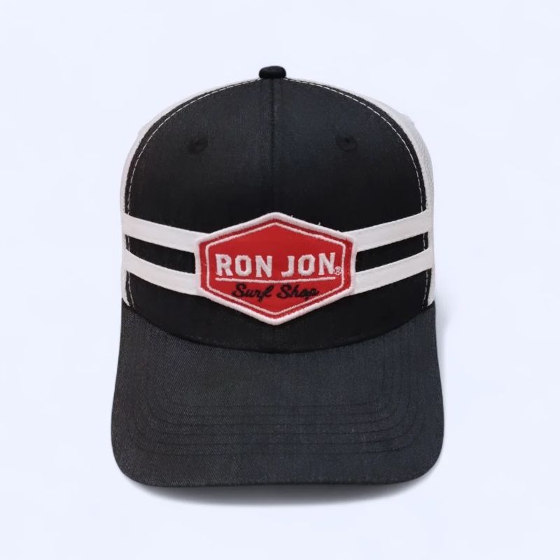 Casual Hat Pria white black, foto 2
