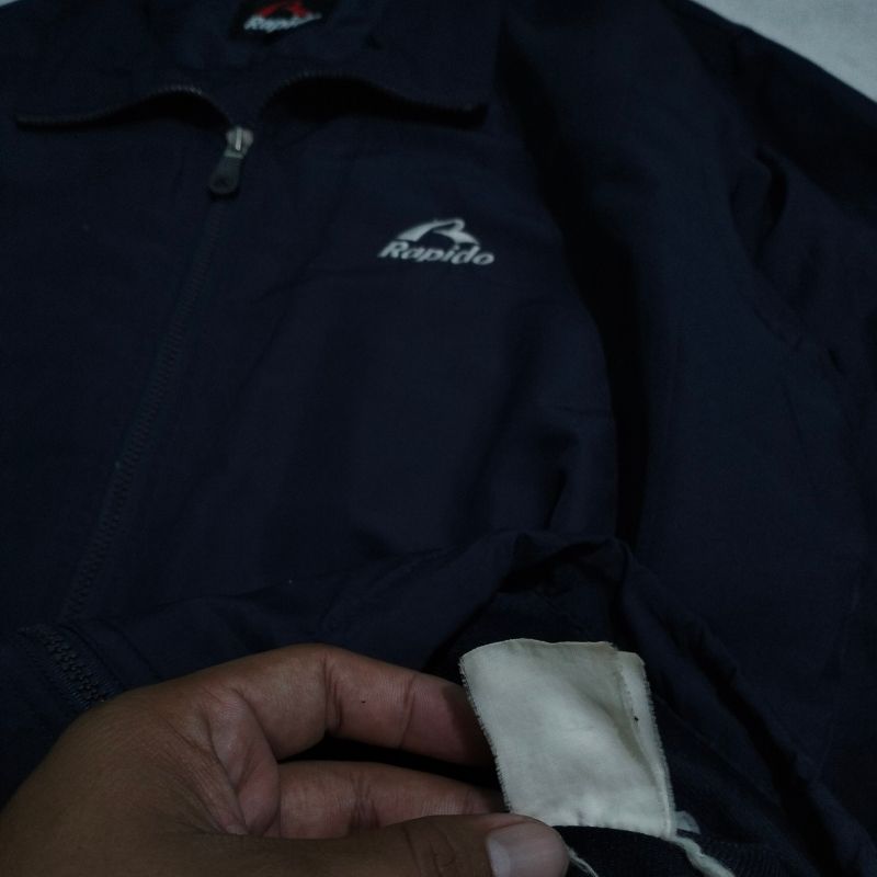 Vintage Windbreaker Pria navy, foto 6