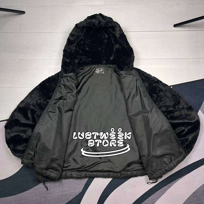 Vintage Casual Puffer jacket Pria black, foto 3