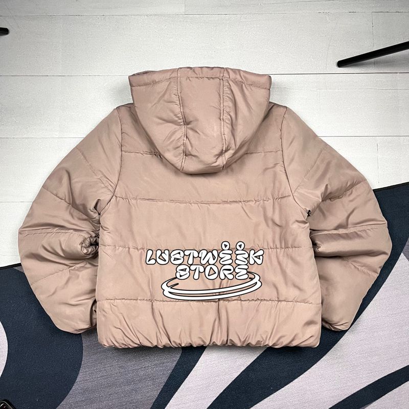 Vintage Casual Puffer jacket Pria pink, foto 4