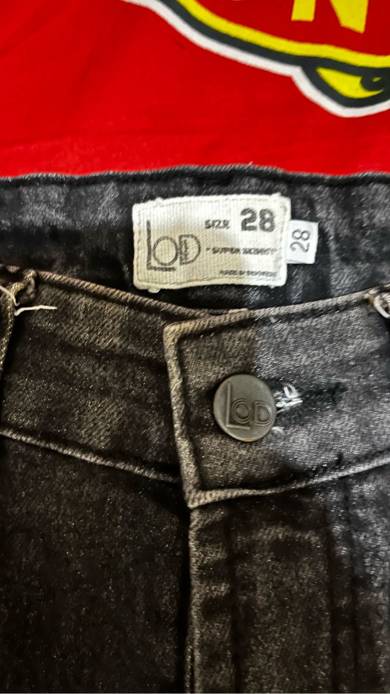 Biker Jeans Pria black, foto 4