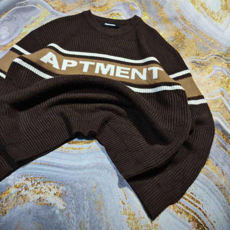 Streetwear Sweater Pria brown, foto 3