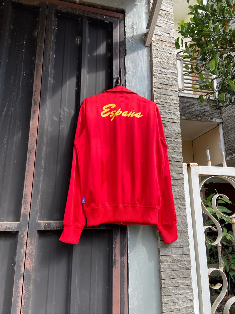 Adidas Casual Track jacket Pria yellow red, foto 2