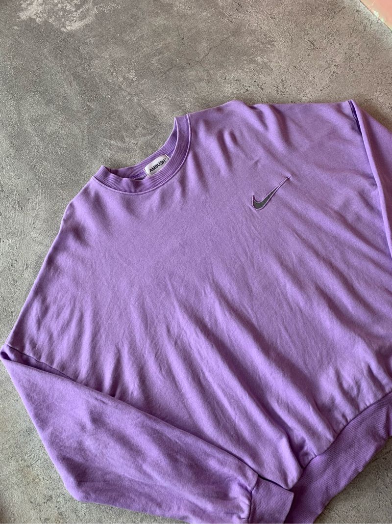 AMBUSH Casual Sweatshirt Pria purple, foto 6