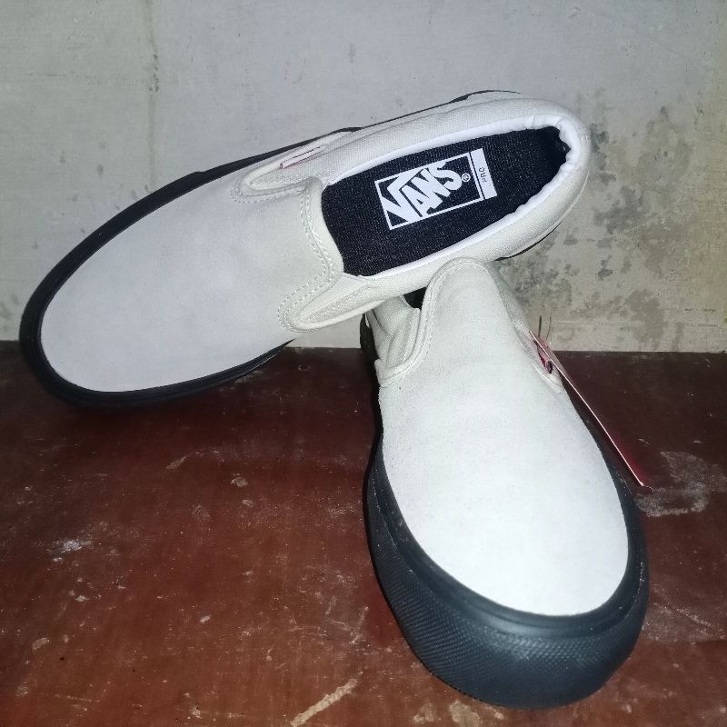 VANS SLIP ON PRO WHITE BLACK ( BNIB ), foto 3