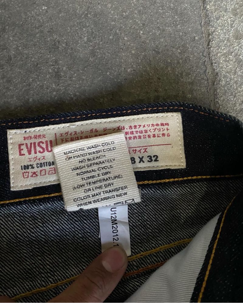 Evisu Casual Formal pants Pria black, foto 8