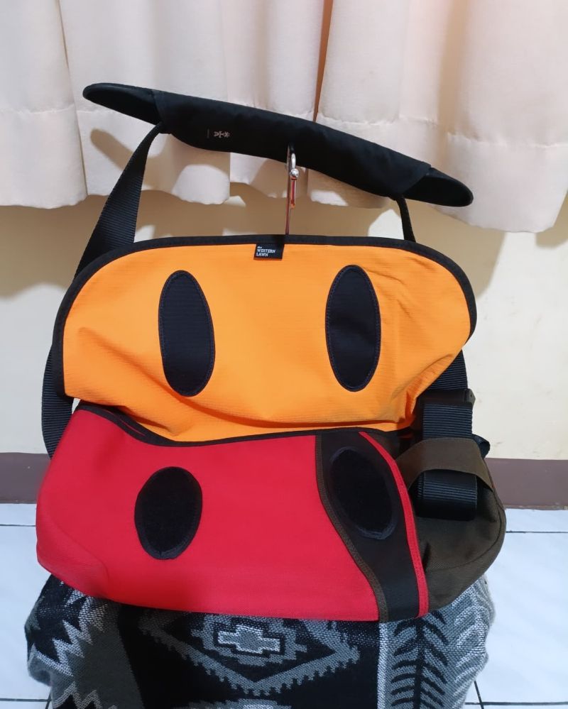 Crumpler Indie Casual Bag Pria black red, foto 6