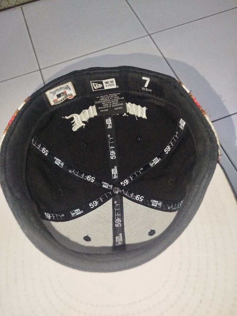 MLB Streetwear Reworked Hat Pria black, foto 6
