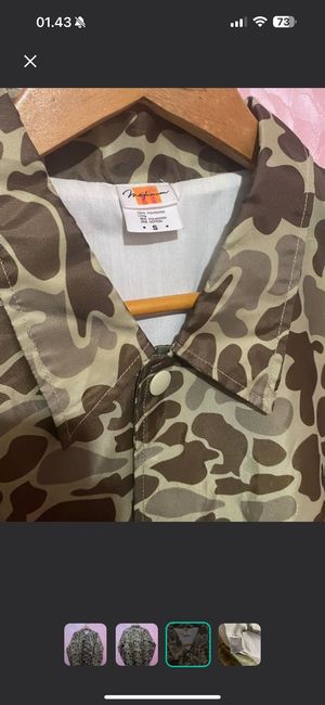 Maximum MJ0077 Coach Camo Jacket