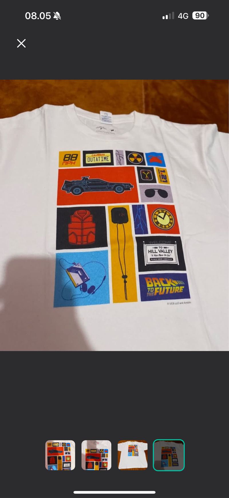 BACK TO THE FUTURE PRINSTAR TAG TEE, foto 3