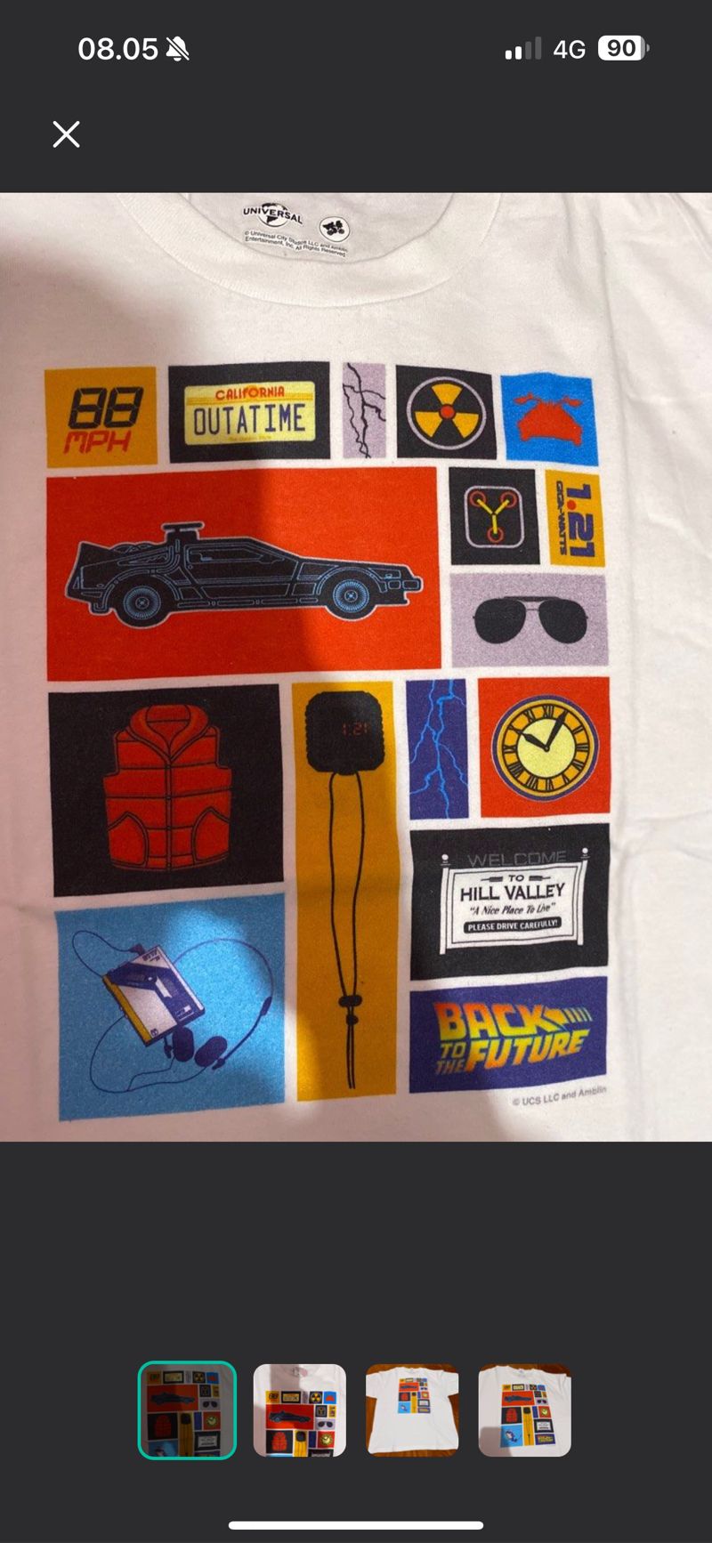 BACK TO THE FUTURE PRINSTAR TAG TEE, foto 2