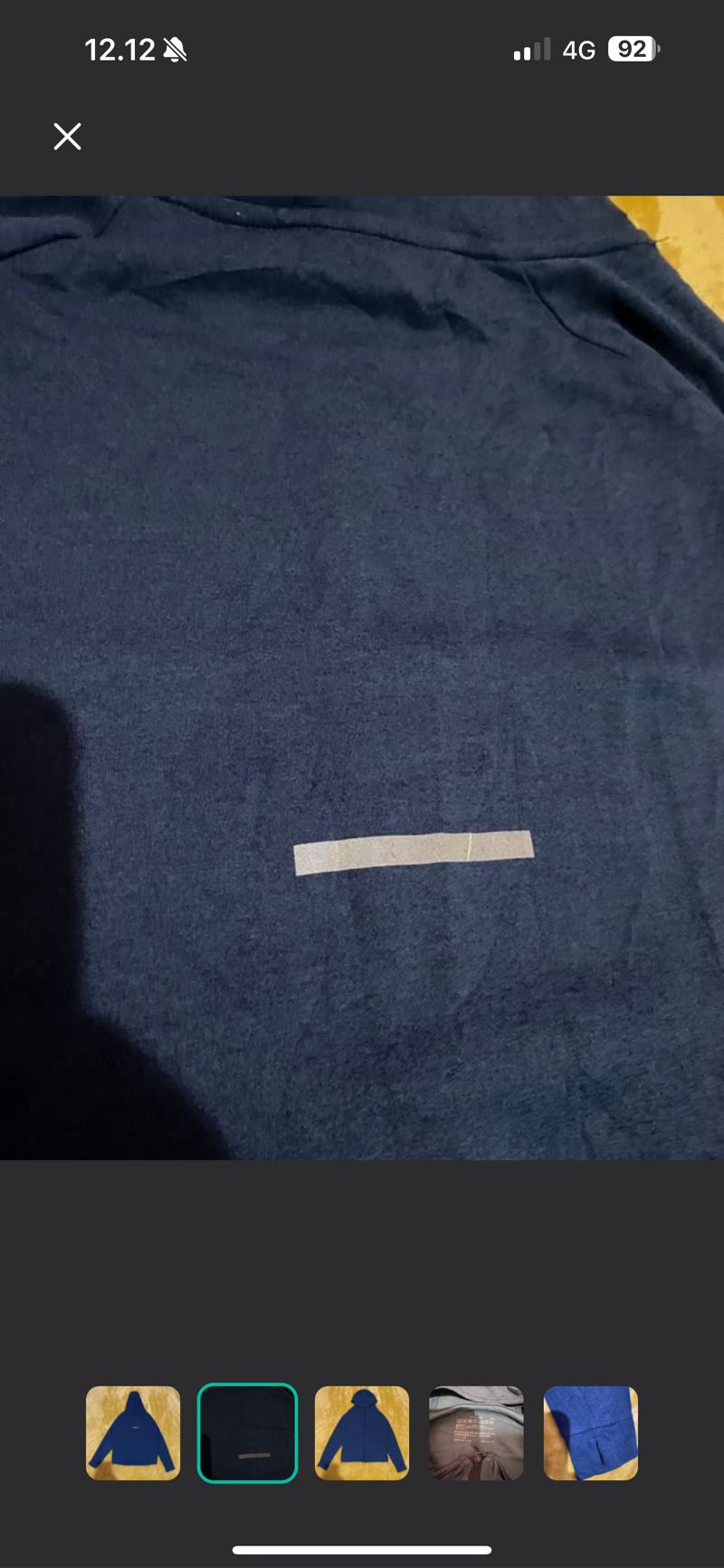 Muji Running Zip Hoodie, foto 4