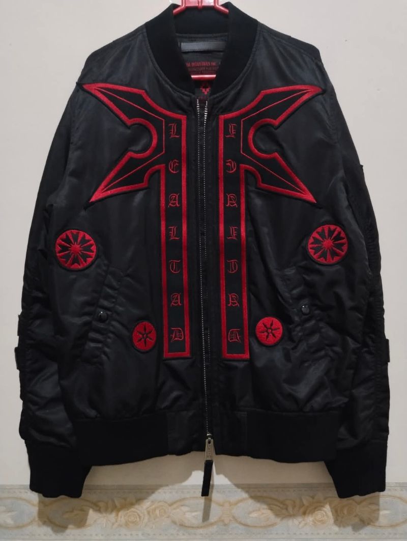 jacket marcelo burlon x alpha industries - Preloved