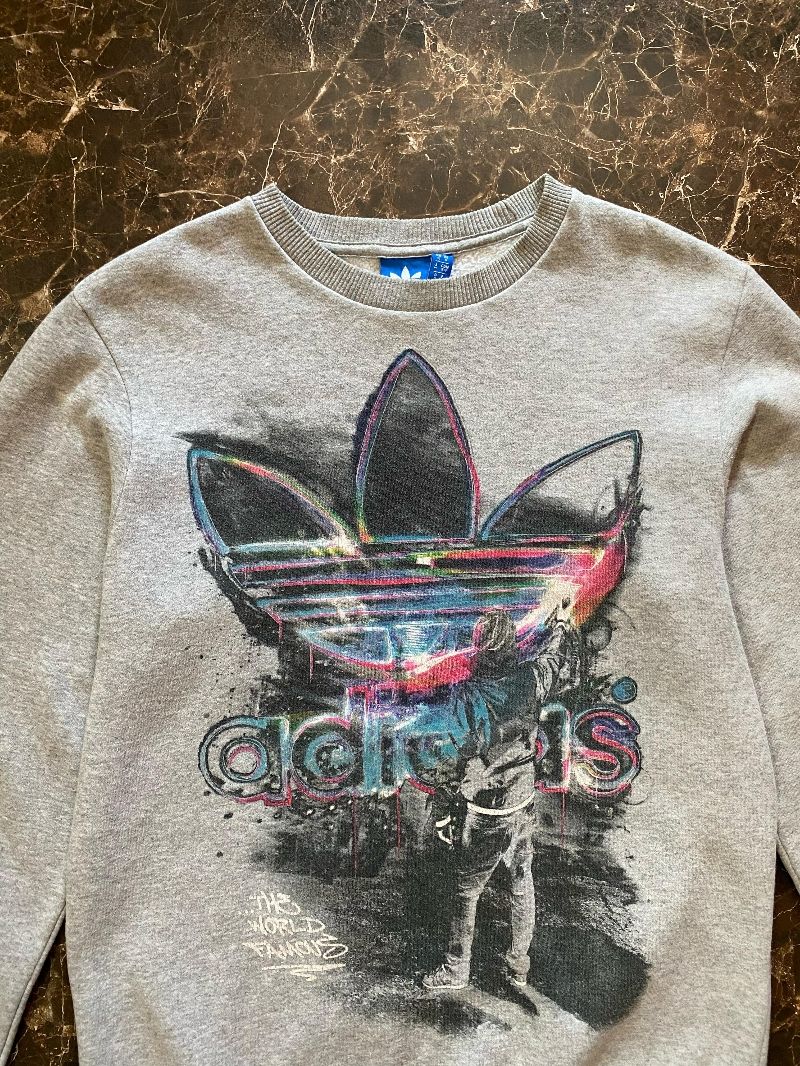 Adidas Casual Sweater Pria gray, foto 2