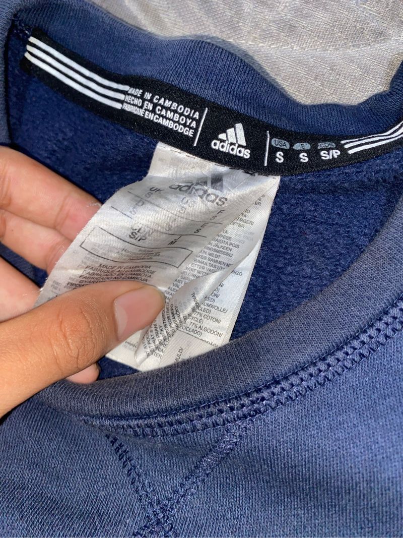 Adidas Casual Sweatshirt Pria navy, foto 2