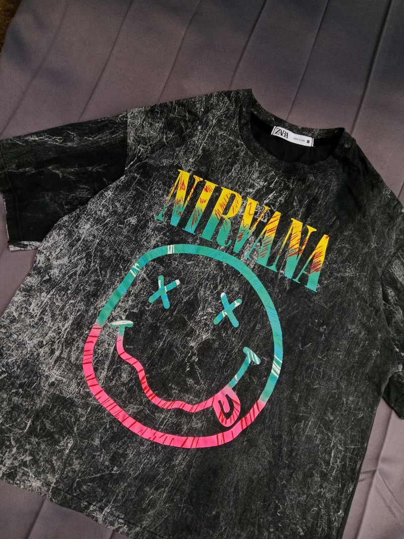 t-shirt nirvana zara, foto 2