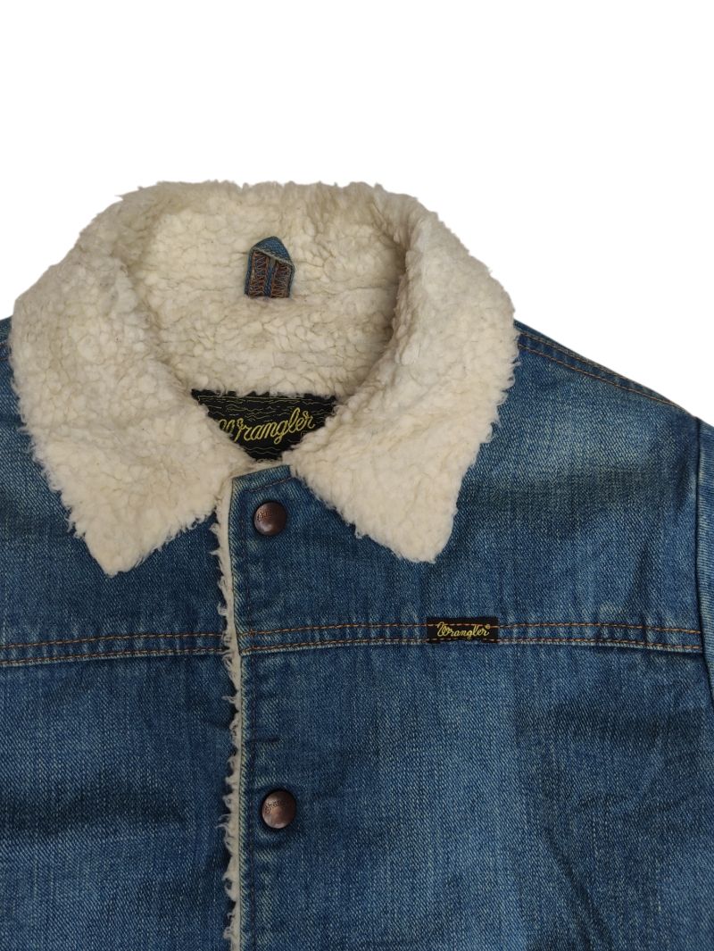 Wrangler Vintage Denim jacket Pria blue, foto 4