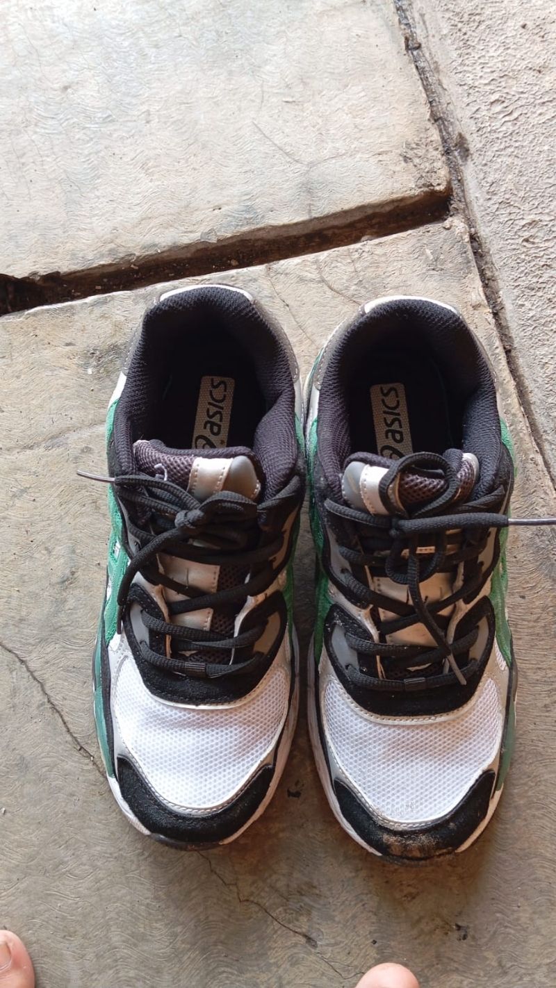 Asics Gorpcore Sneakers Pria green black, foto 3