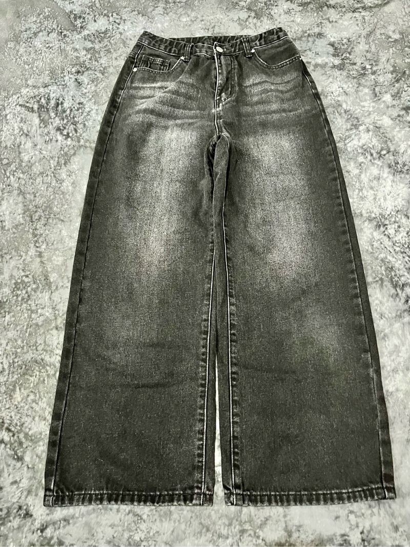 Baggy jeans black wash, foto 3