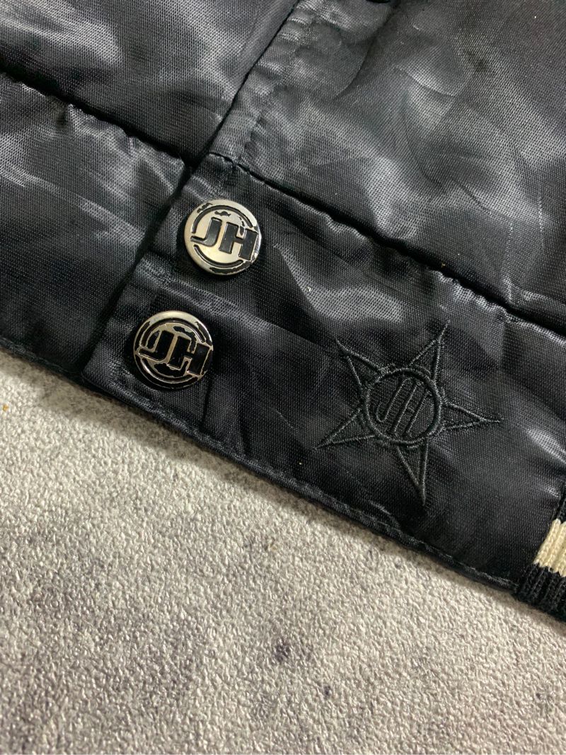 Jeff hamilton nba nets brooklyn newyork varsity jacket, foto 4