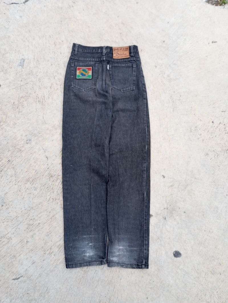 celana jeans reguler cuttingan slimfit, foto 3