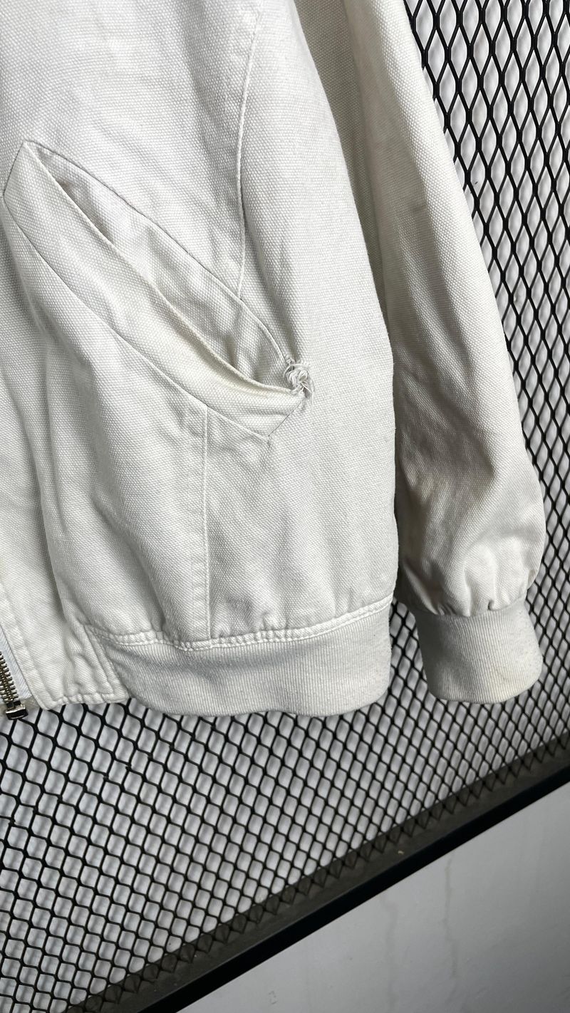 Andersson Bell Vintage Casual Bomber jacket Pria white, foto 4