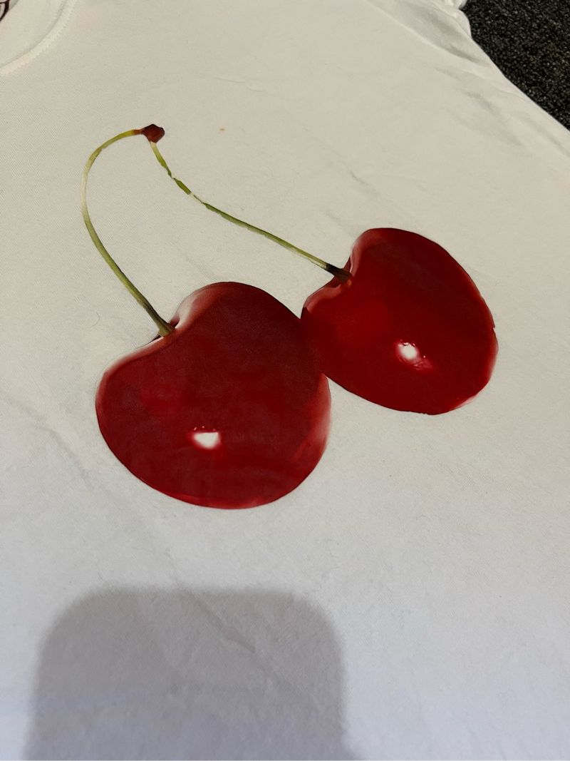 Crop top red cherry, foto 2