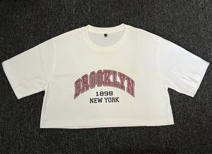 Crop top brooklyn white