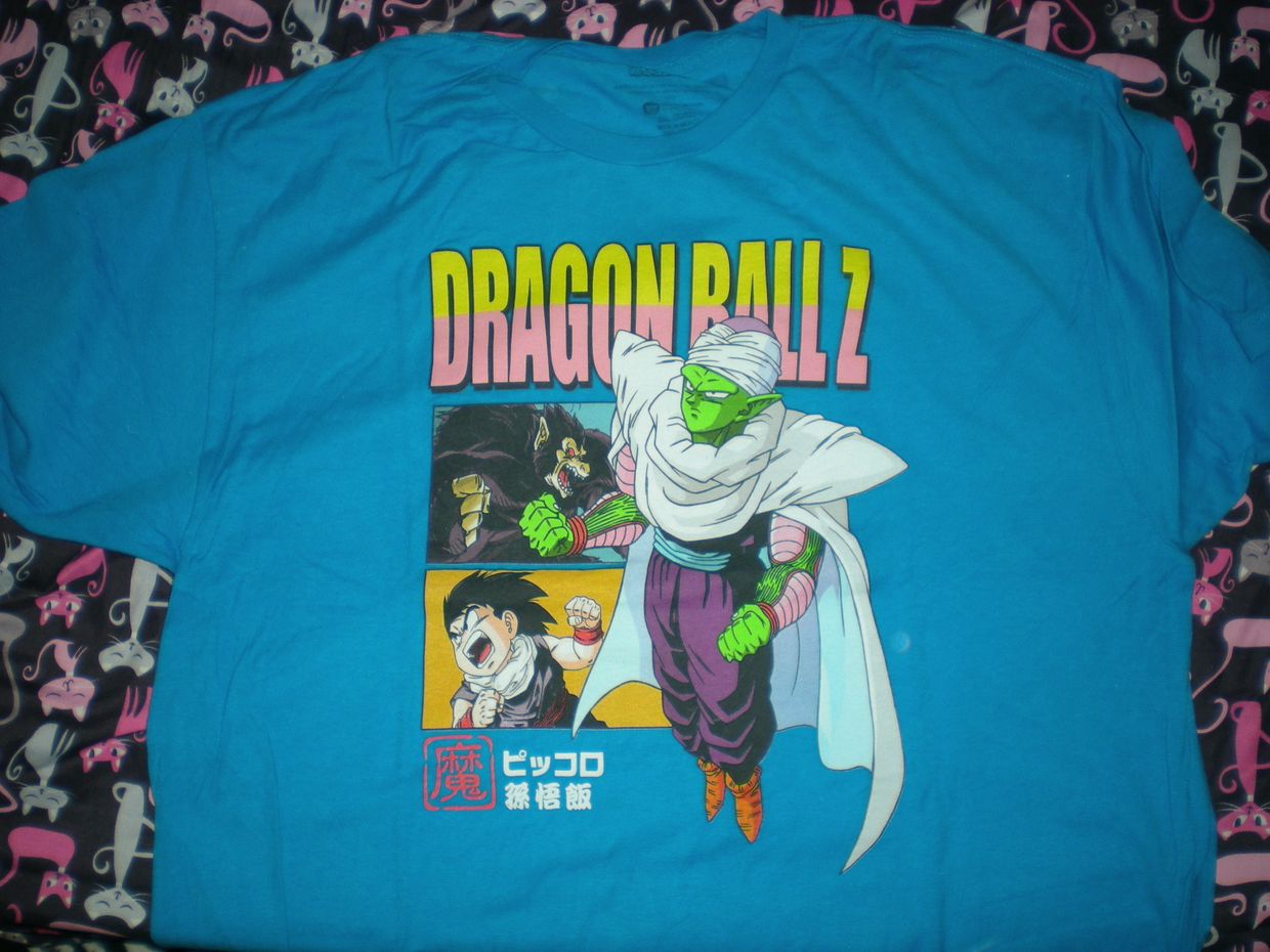 Kaos Dragon Ball warna biru awan