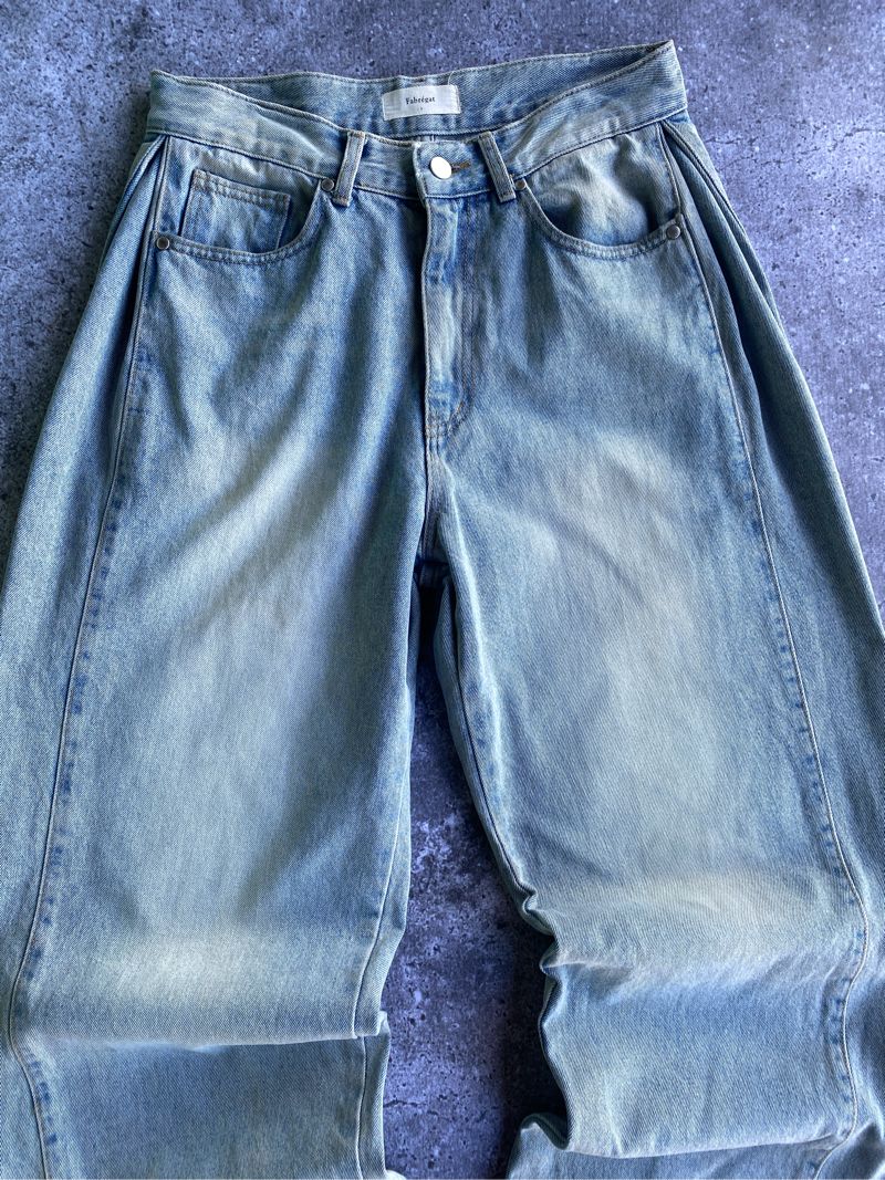 Baggy jeans iceblue wash, foto 2