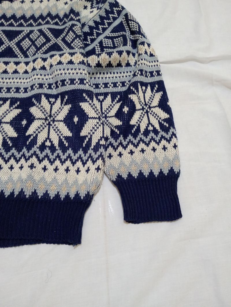 Sweater Pria navy, foto 3