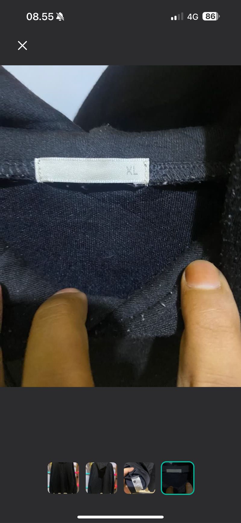 GU Uniqlo basic hoodie, foto 3