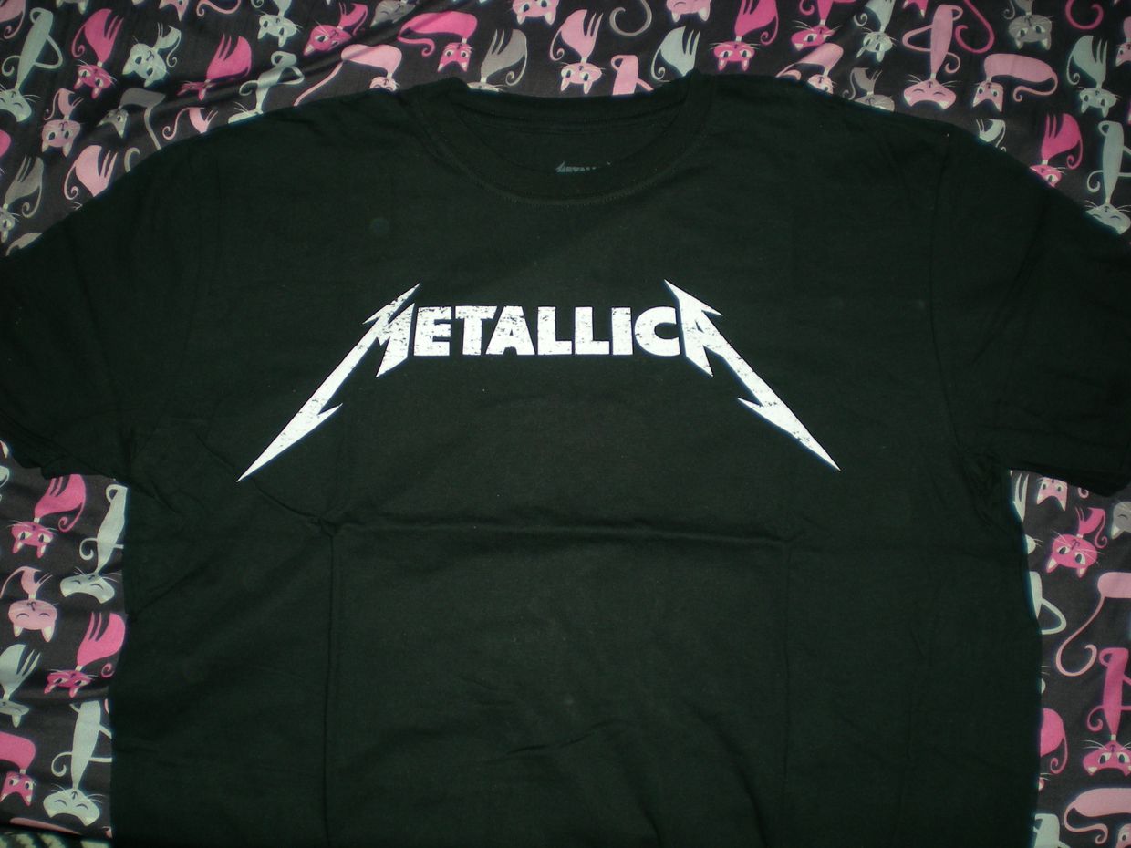 Kaos Band METALLICA tag print OFFICIAL