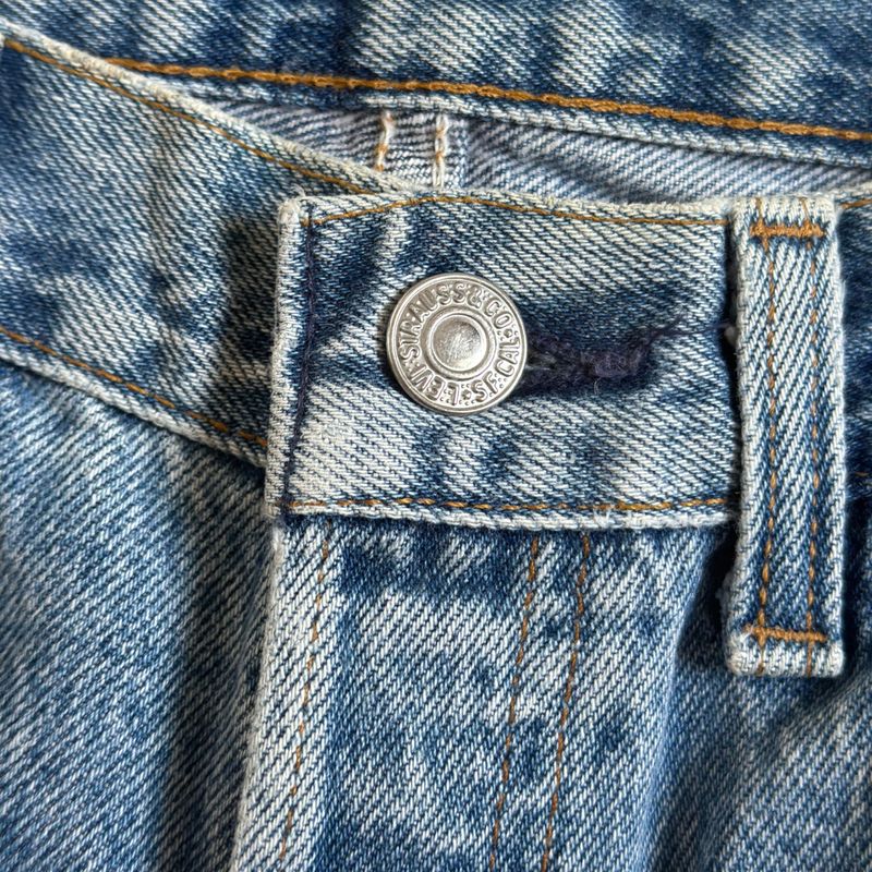 Levi's Vintage Jeans Pria white blue, foto 4