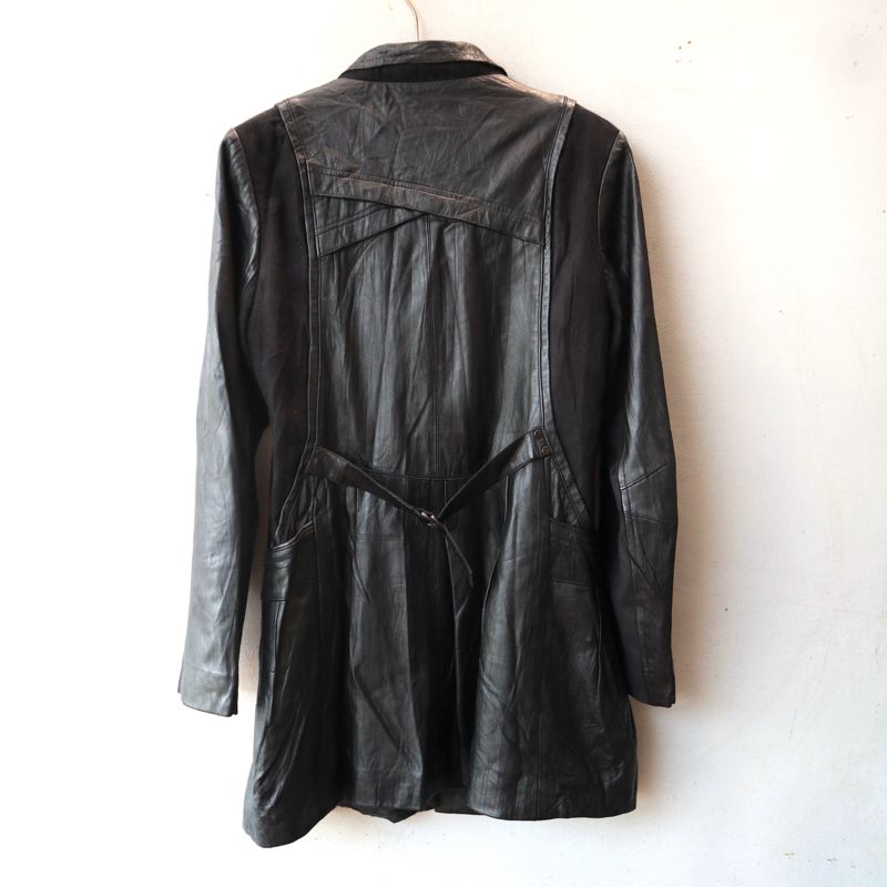 Casual Leather jacket Wanita black, foto 4