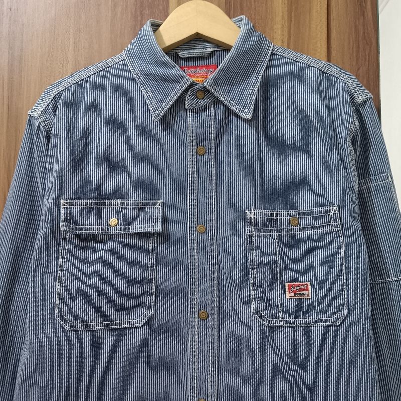 Kemeja Denim Hickory Dogman, foto 2